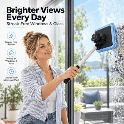 Dual magnetic windshield cleaner for cars | Streak-free cleaning kit for car windows