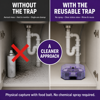 Reusable No-Spray Roach Trap – Chemical-Free