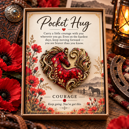 ⏰Limited Stock 50% OFF - 🐴  Pocket Hug Keepsake | A Little Reminder to Carry With You