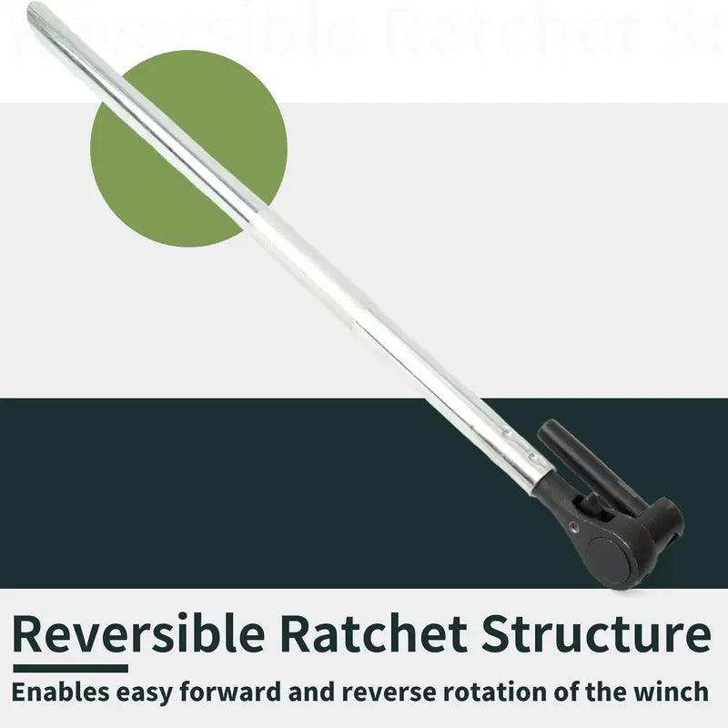 17–22" Ratcheting Winch Bar 🔩 – Reversible Truck Cargo Tightening Tool