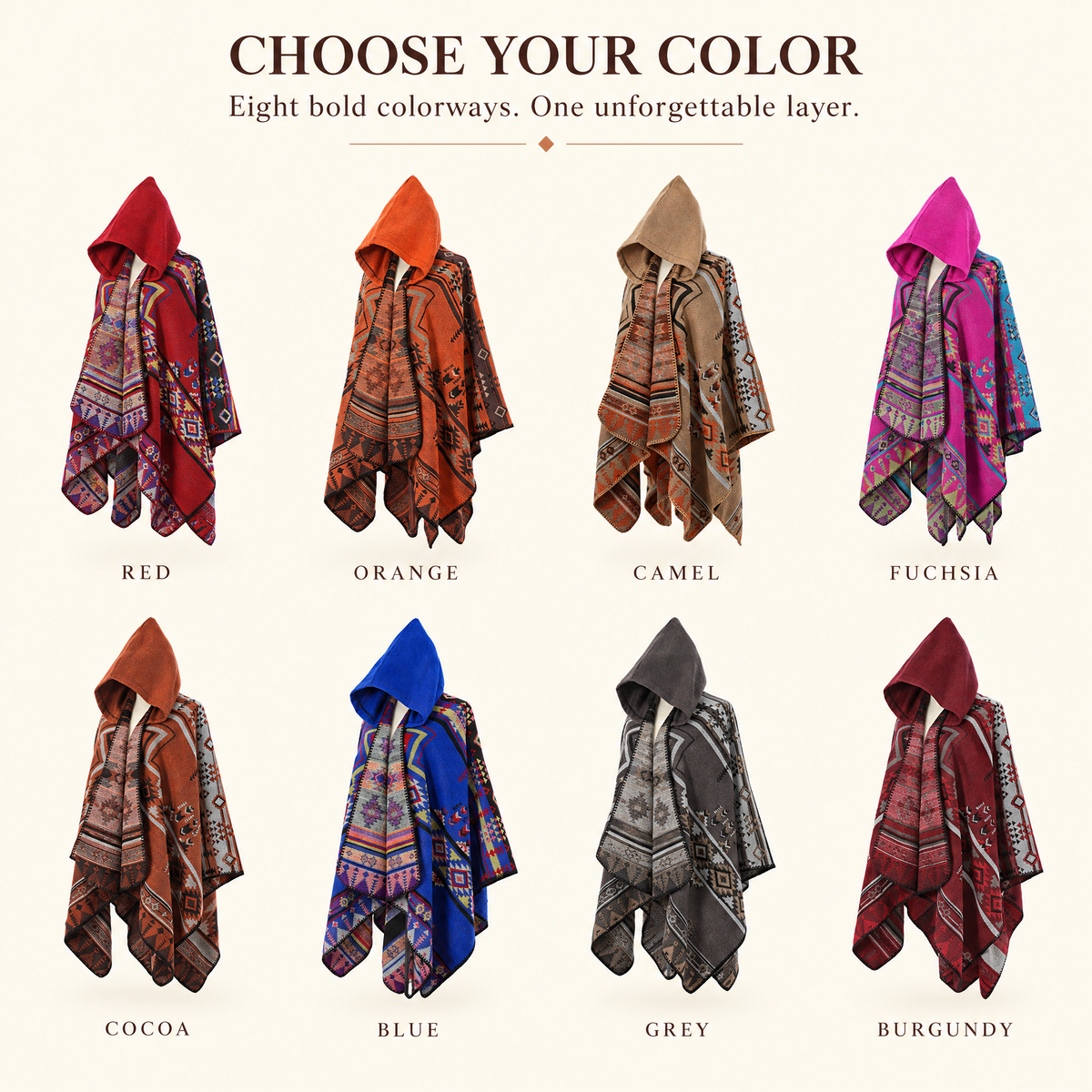 ✨Handmade Native American Ponchos