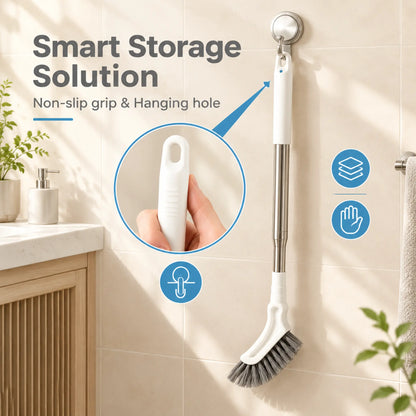 🔥Hot Sale 49% Off🔥Adjustable Length Stainless Steel Telescopic Long Handle Crevice Cleaning Brush 🧹