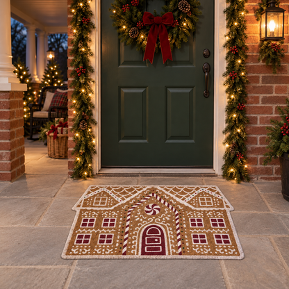 MerryWelcome Christmas Coir Doormat – 7 Festive Designs