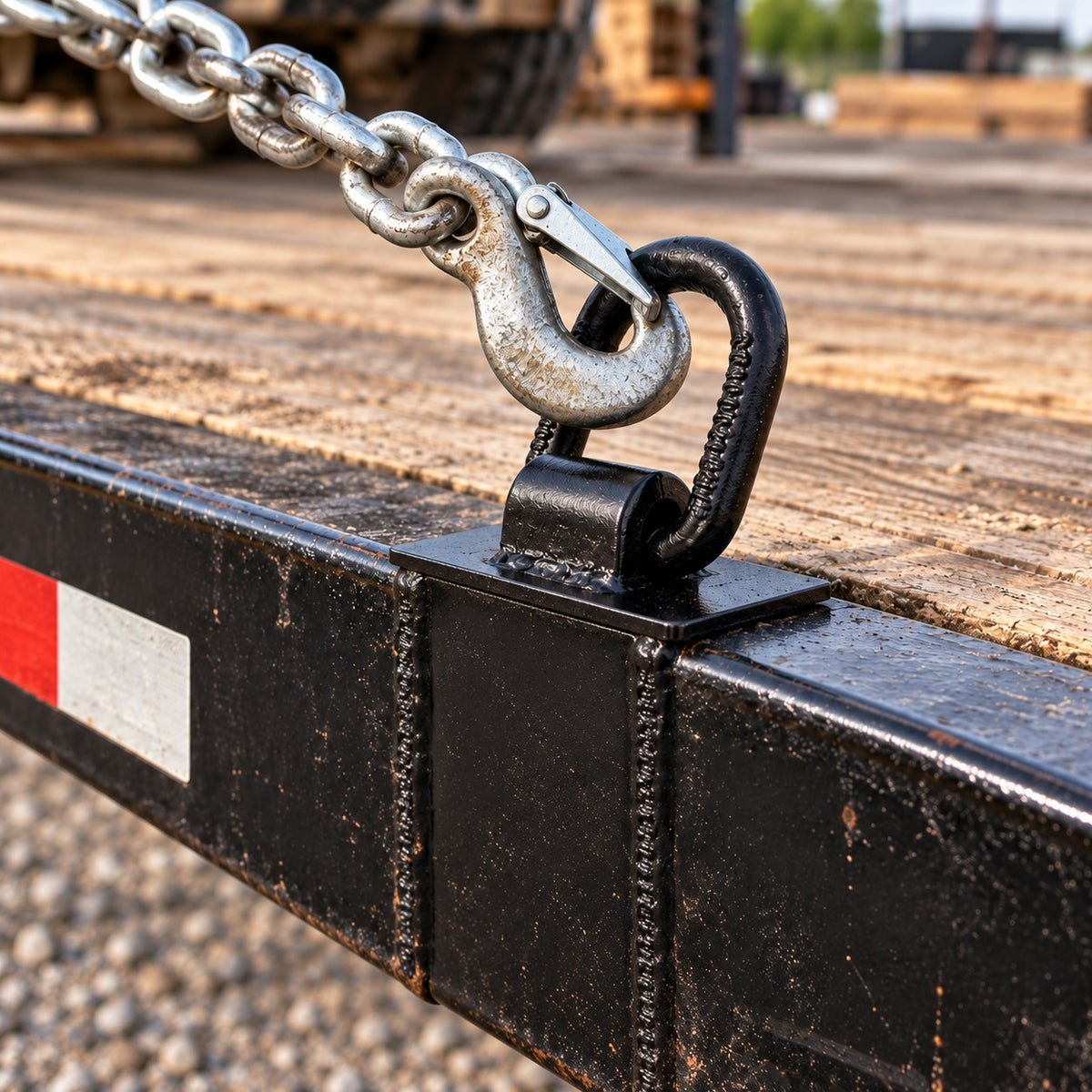 Removable Trailer Stake Pocket D-Ring Tie-Down Anchors