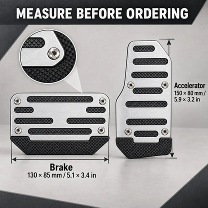 2PCS NonSlip Universal Automatic Foot Brake Gas Cover Pad Pedal Accessories Car