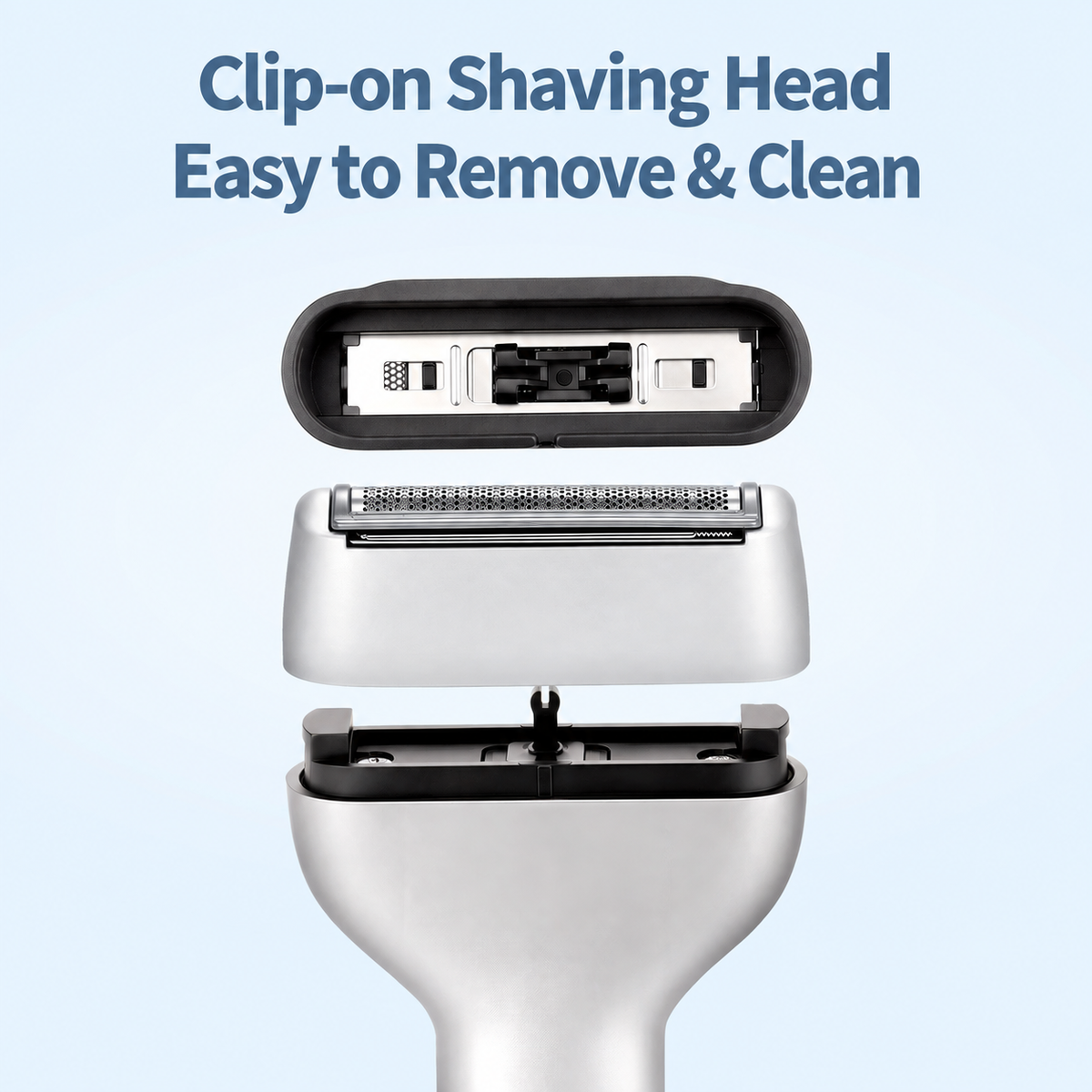 💝🪒 Men’s Portable Foil Electric Razor ⚡🧔 Rechargeable Wet & Dry Close Shaver
