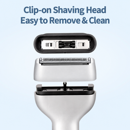 💝🪒 Men’s Portable Foil Electric Razor ⚡🧔 Rechargeable Wet & Dry Close Shaver