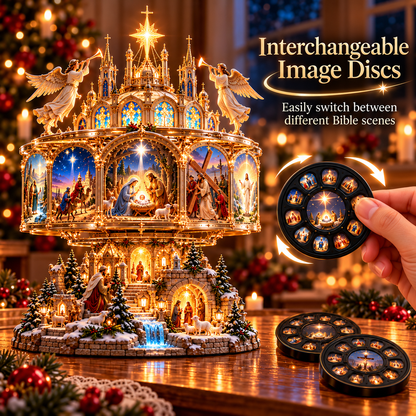 🪞✝️ Lighted Bible Story Display – 6 Sacred Scenes of Faith & Hope ✨