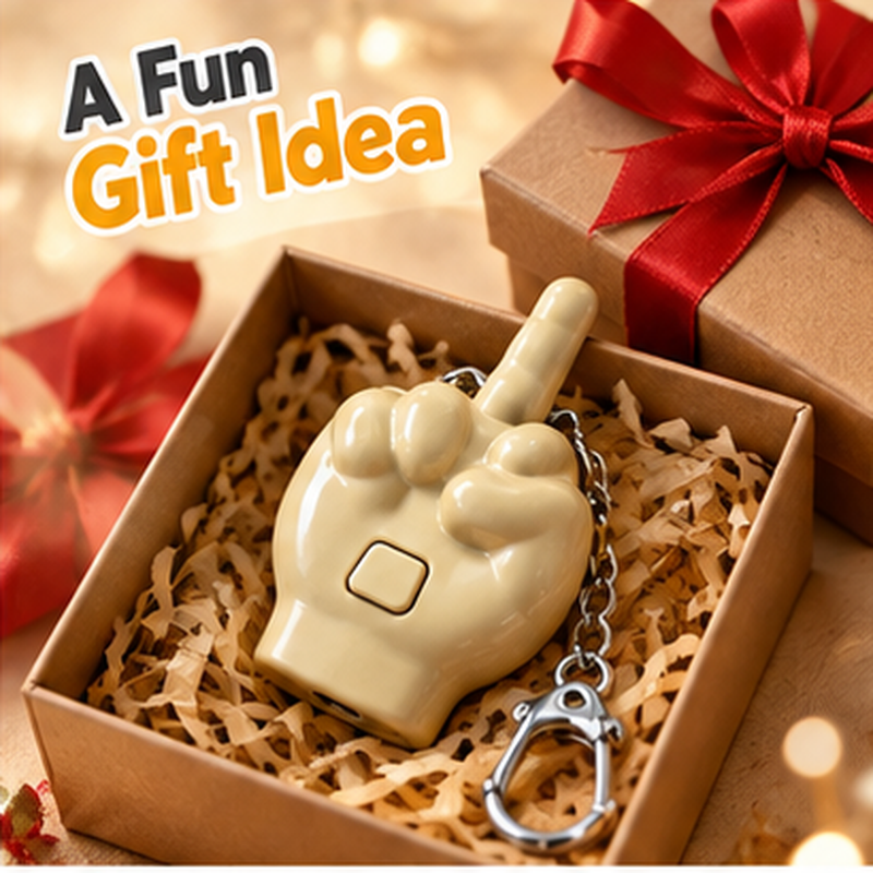 Funny Gesture Keychain Phone Stand