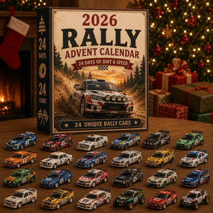 24-Day Rally Car Advent Calendar for Racing Fans – Countdown to Christmas🎄💨