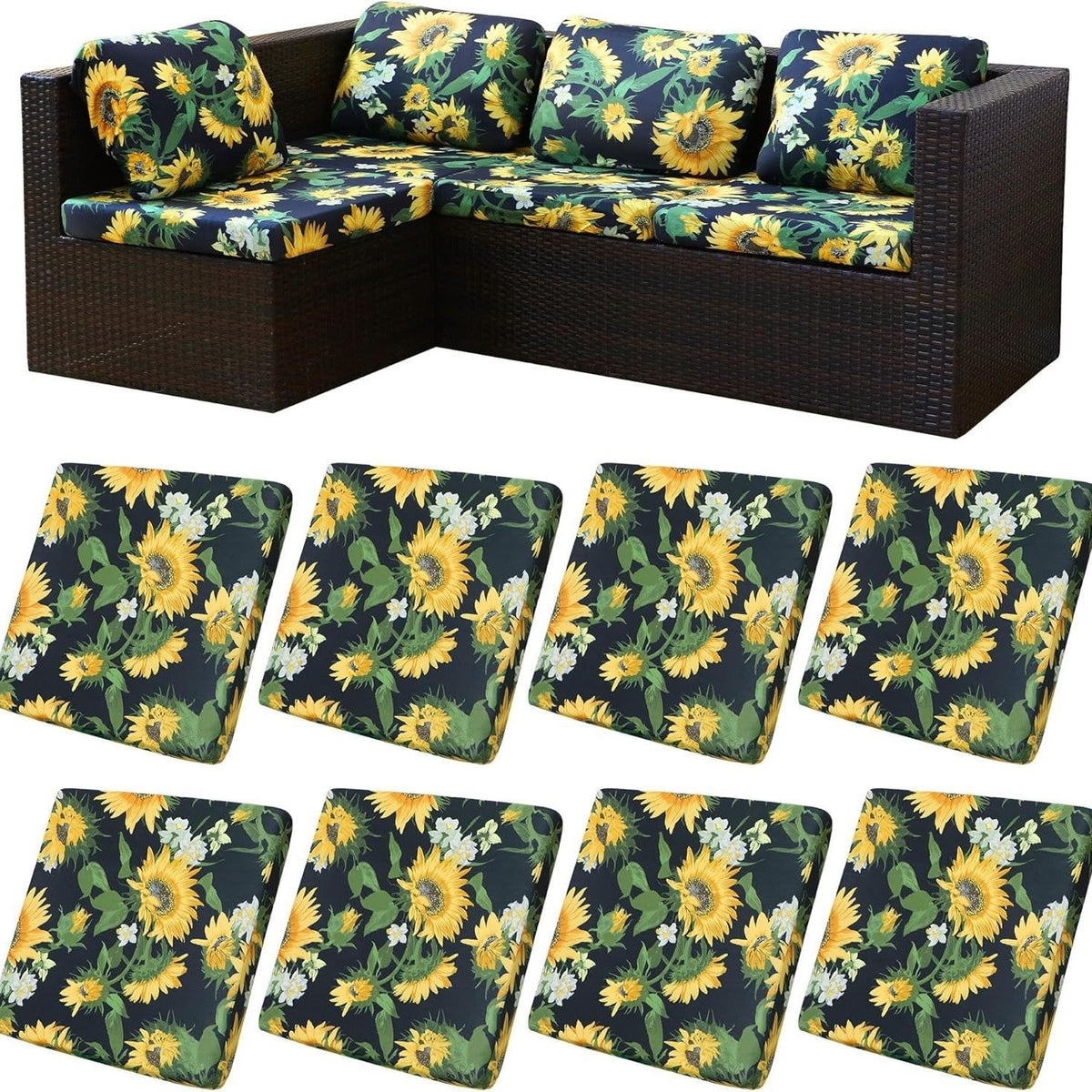 🪑 Stretch Sofa Cushion Covers — Only $9.99 Per Cover