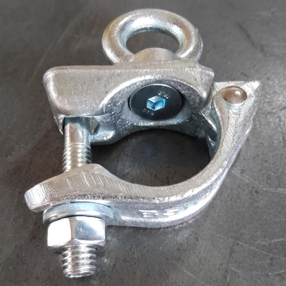 🏗️ Heavy-Duty Scaffolding Pipe Clamp – Galvanized 48mm Hanging Bracket