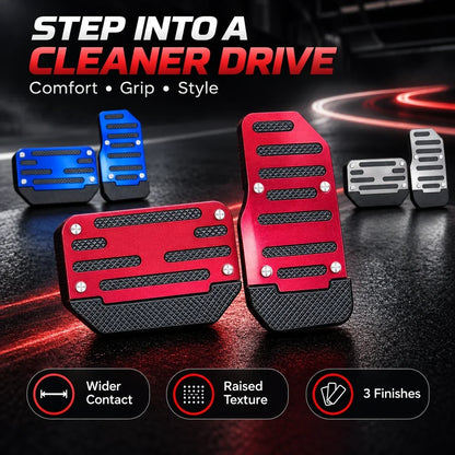 2PCS NonSlip Universal Foot Brake and Gas Pedal Covers
