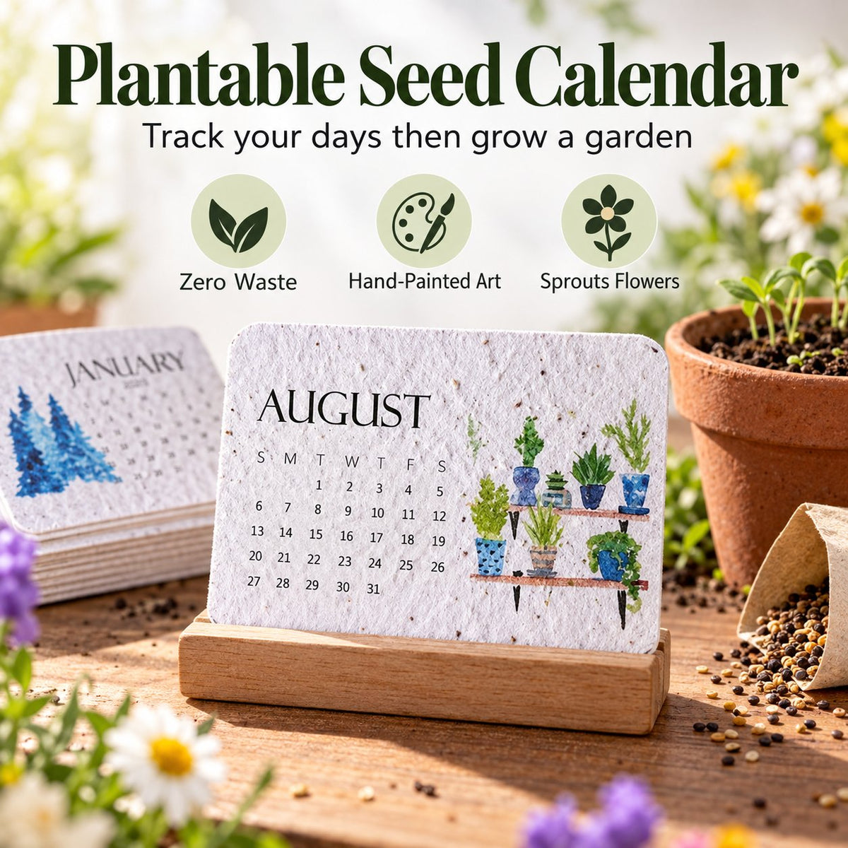 Plantable Seed Calendar 2027