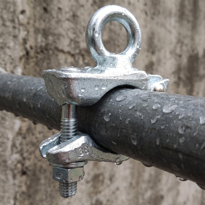 🏗️ Heavy-Duty Scaffolding Pipe Clamp – Galvanized 48mm Hanging Bracket
