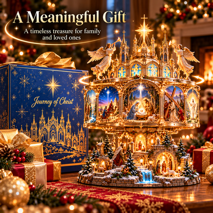 🪞✝️ Lighted Bible Story Display – 6 Sacred Scenes of Faith & Hope ✨