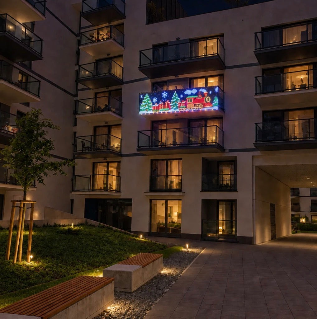 🎅💡GlowCanvas™ Smart Christmas Curtain Lights – App-Controlled DIY Animated LED Display