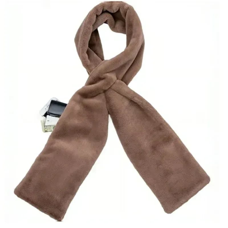 🎄60% OFF NOW! 🎉50K+ SOLD!🎁Cozy Scarf with Hidden Pocket – Warm, Soft & Secure Zipper🧣