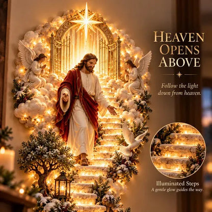 ✨Jesus Light Of Heaven Christmas Wall Hanging✝️ Last Day – 50% Off!✨