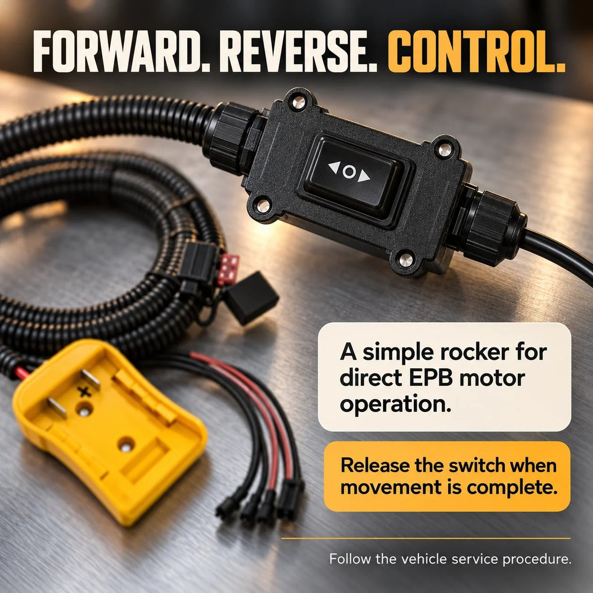🔥Last Day 50% OFF- 🔧 12–24V EPB Emergency Release Tool | Forward & Reverse Control