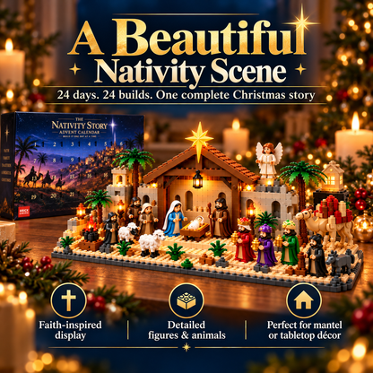 24-Day Christmas Nativity Advent Calendar