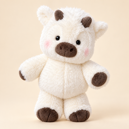 Fluffy Cow Plush – Super Soft, Huggable & Perfect for Gifting 🎁