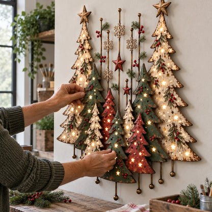 🔥Vintage Woodland Christmas Wall Decor