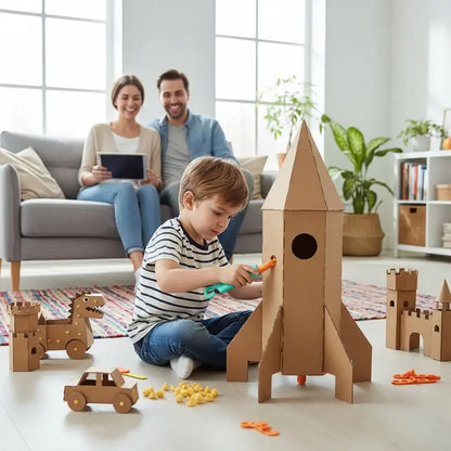 📦 Cardboard Creator Kit – Reusable STEM Building Tools for Kids