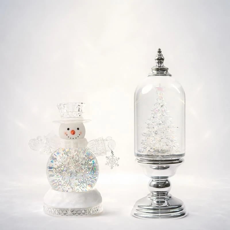 ❄️ Musical Christmas Snow Globe Lantern | Swirling Snow & Warm LED