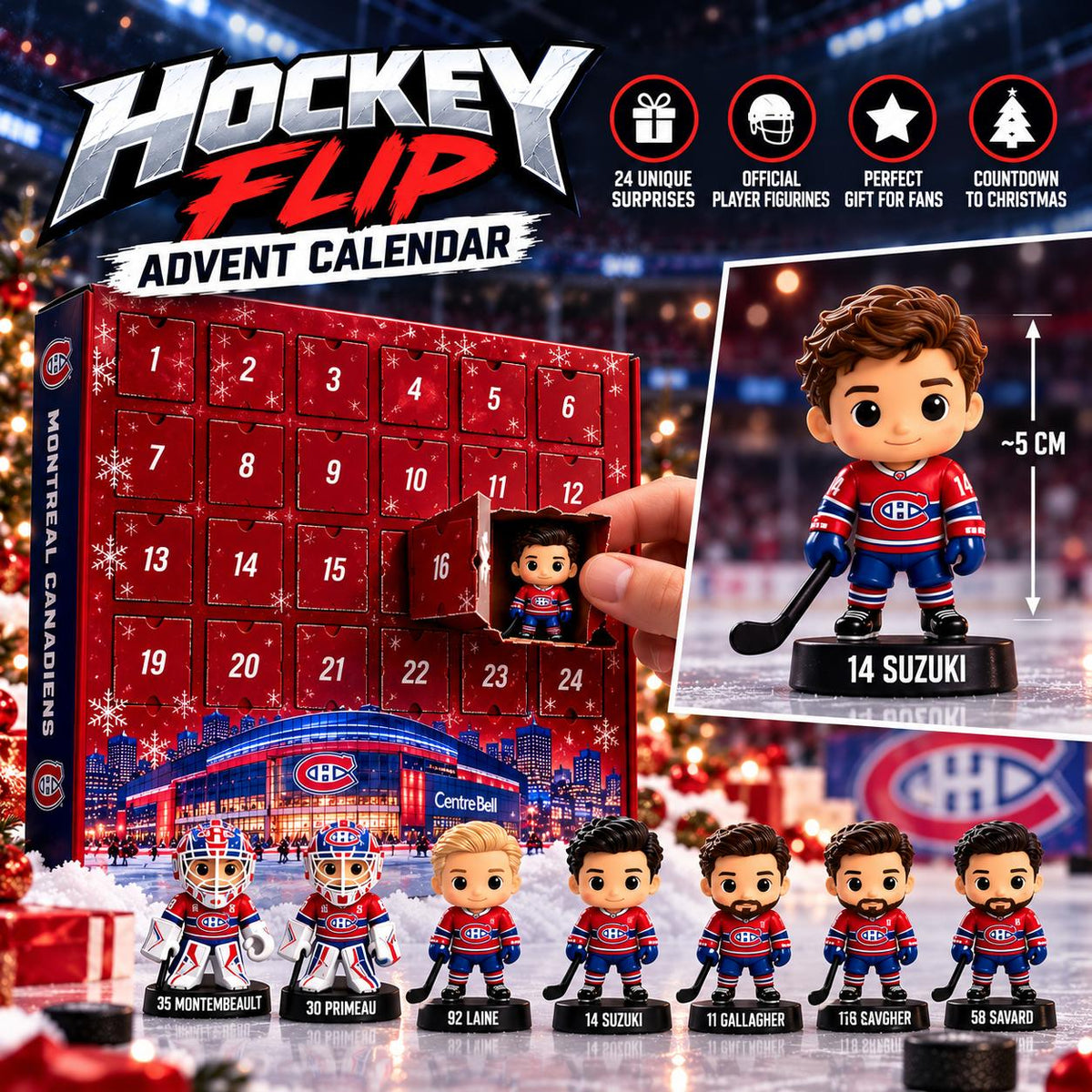 🏒Montreal Canadiens 2026 Christmas Advent Calendar🎄