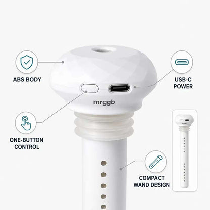 💧 Portable USB-C Cool Mist Humidifier – Tank-Free Ultrasonic Mist Maker