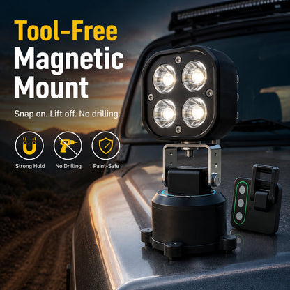 🔥🏕️ 360° Full Coverage Magnetic LED Pod Light – Portable Outdoor Camping & Car Emergency LED Lamp