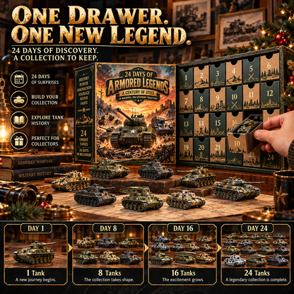 Love Legendary Tanks? 🪖 2026 Armored Legends – 24 Days, 24 Machines!