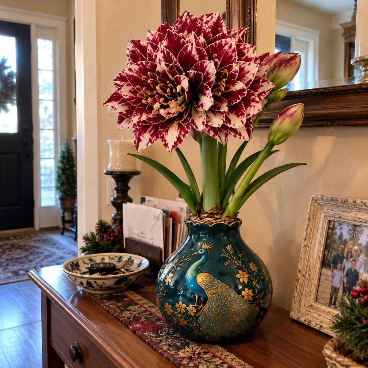 🌱Grow Your Own Amaryllis – Blooming Gift Pot with Decorative Animal Vase