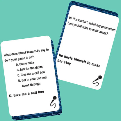 Music Trivia Card Game