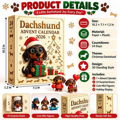 🐶🎄 Dachshund Advent Calendar ✨