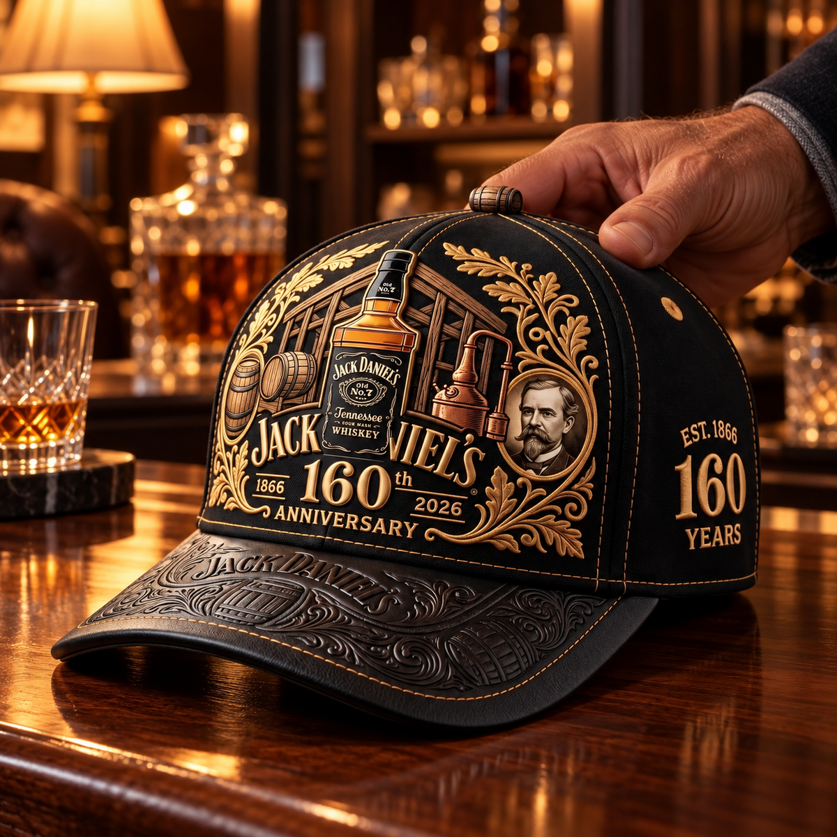 Jack Daniel's 160th Anniversary Cap