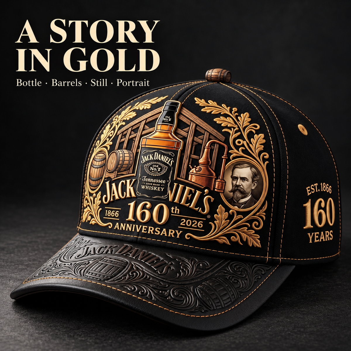 Jack Daniel's 160th Anniversary Cap