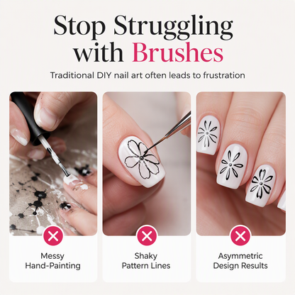 💅 Nail Art Stamp Pen – Easy DIY Salon-Style Designs at Home