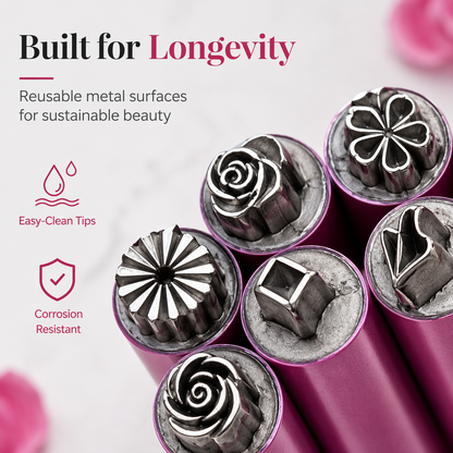 💅 Nail Art Stamp Pen – Easy DIY Salon-Style Designs at Home