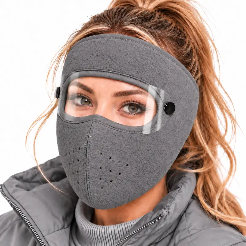 ❄💝Winter warm fleece windproof high-definition goggles