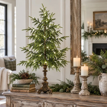 🔥Vintage Lighted Norfolk Pine Trees