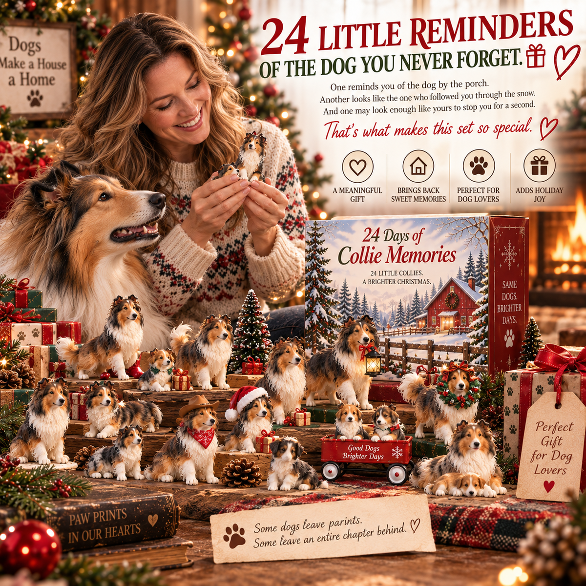 🎀50% OFF TODAY🎀🐶24 Days of Collie Memories — 24 Little Reminders of the Dog You Never Forget ❤️🐾