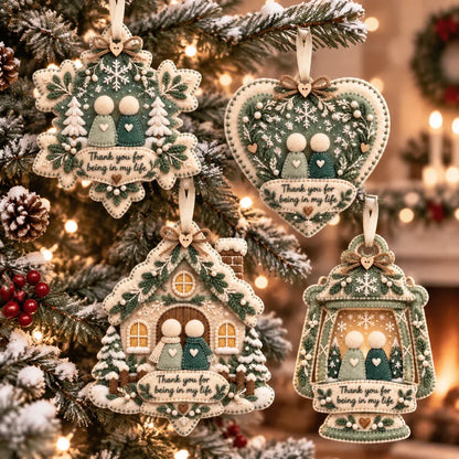 🔥LAST DAY 50% OFF - 🧶Handcrafted Felt Holiday Ornament