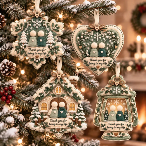 🔥LAST DAY 50% OFF - 🧶Handcrafted Felt Holiday Ornament