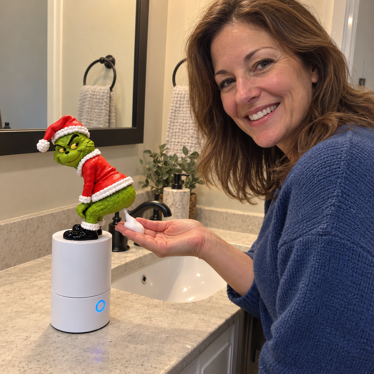 The Christmas Soap Dispenser That Toots