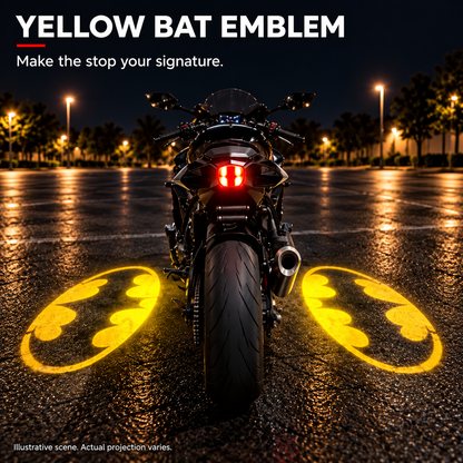 🔥 LAST DAY 50% OFF 🏍️ IP67 Waterproof & Dustproof Angel Wing Motorcycle LED Projector Lights (1 Pair)