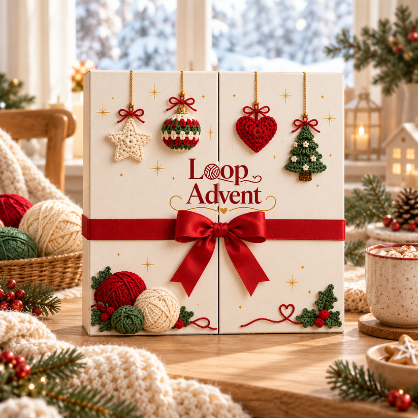 🎄Crochet Christmas Advent Calendar – 24 Days of Handmade Holiday Charm🧶