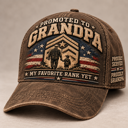 🇺🇸 Forever Our Hero™ – Veteran & Grandpa Tribute Cap | 2 Meaningful Designs 🧢