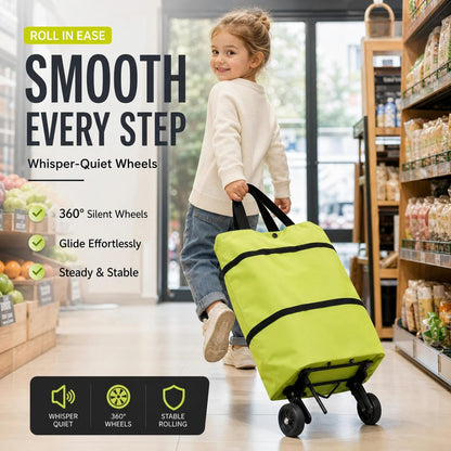 💥 Last Day! Special Sale 🛒 Foldable Grocery Cart Bag